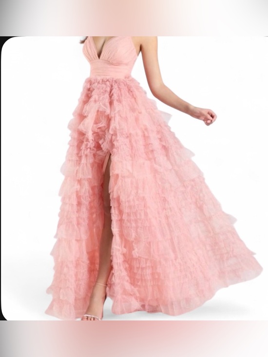 Windsor Dresses & Skirts - Windsor Dress Sz M Quinceanera Fairy Glitter Ball Gown Peach Pink Prom Hoco